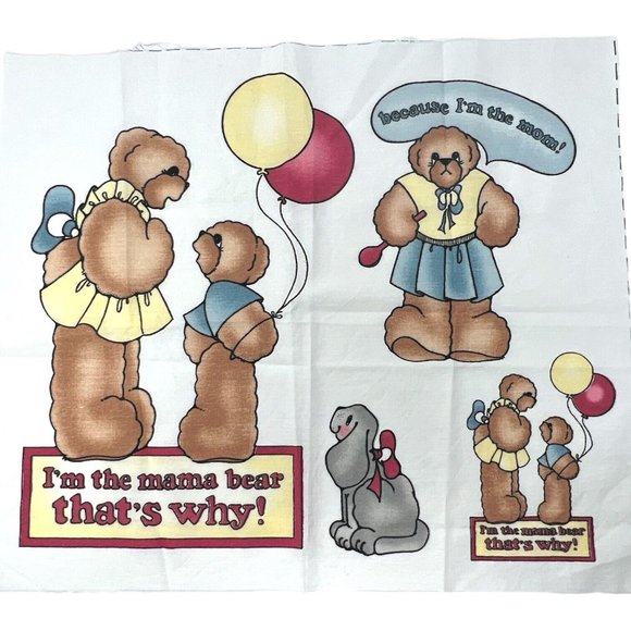 Vintage Daisy Kingdom No-Sew Fabric Applique Panels Christmas Kitty Flowers - Picture 7 of 7